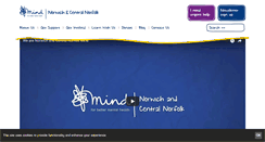 Desktop Screenshot of norwichmind.org.uk